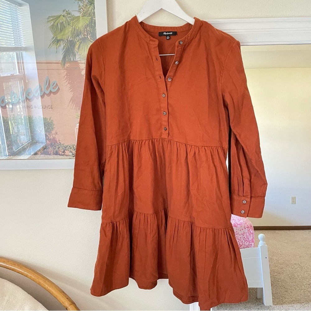 Madewell Rust Mini Dress
